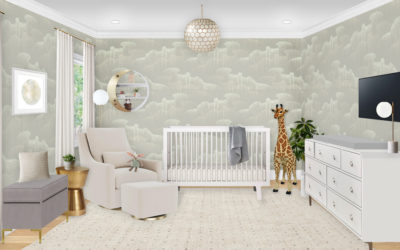 Neutral Nursery E-Design with Celestial Accents