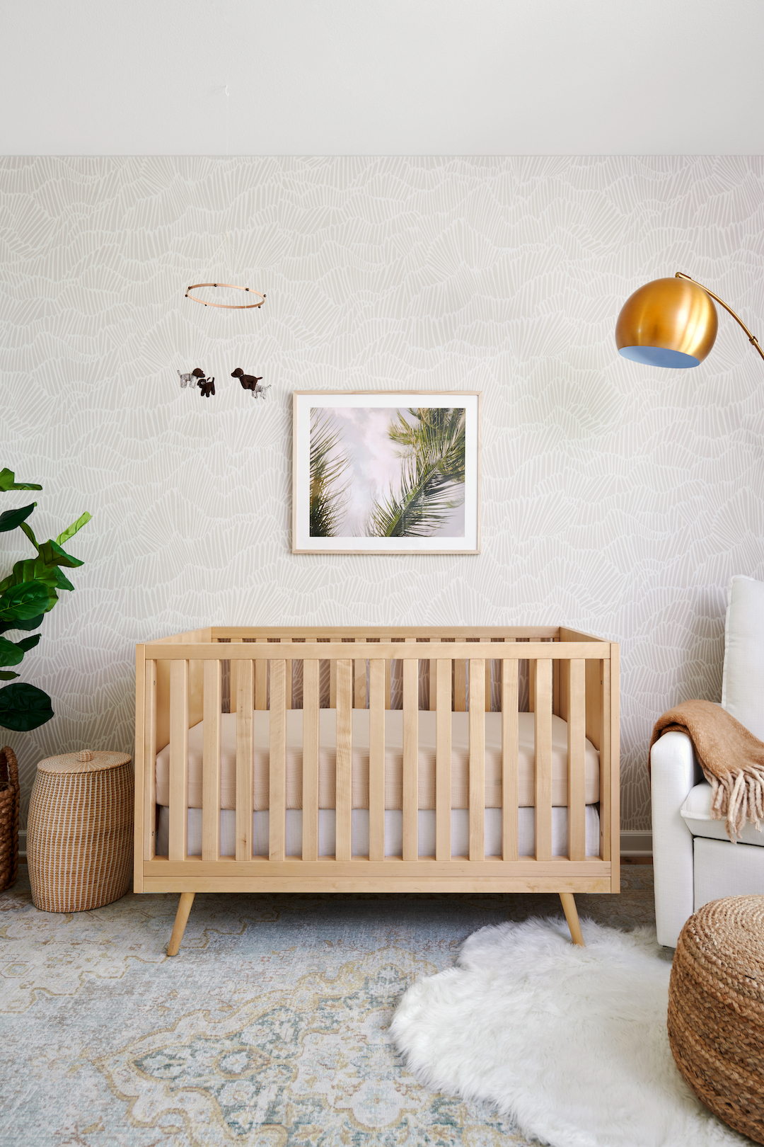 Coastal Neutral Nursery by Little Crown Interiors