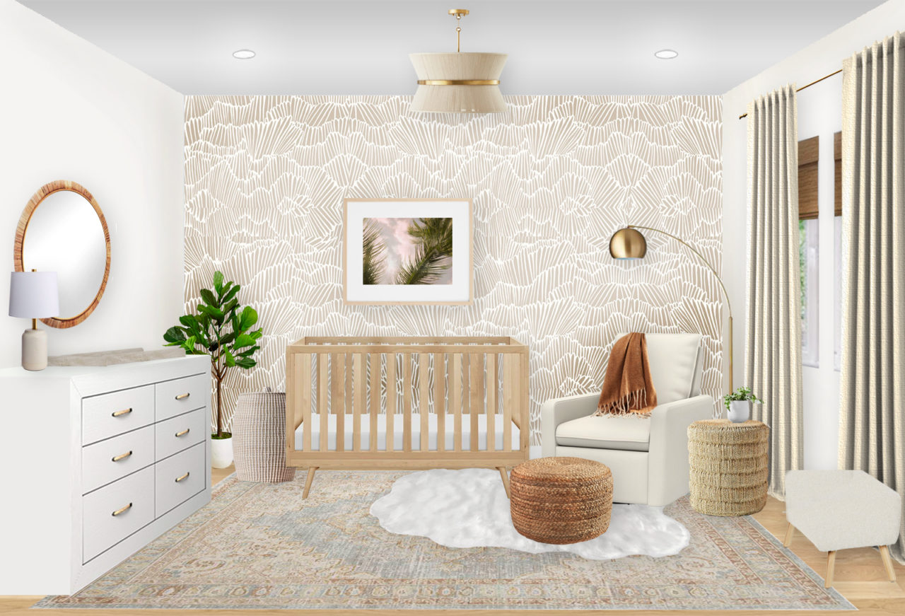 A Coastal Neutral Nursery Design Reveal - Little Crown Interiors