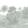 Green Jungle Wall Mural