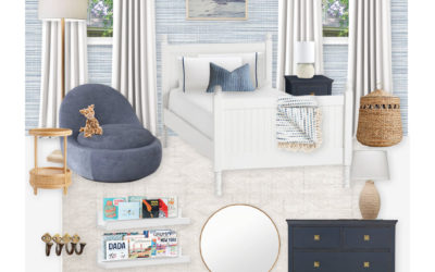 Neutral Coastal Boy’s Room E-Design Reveal