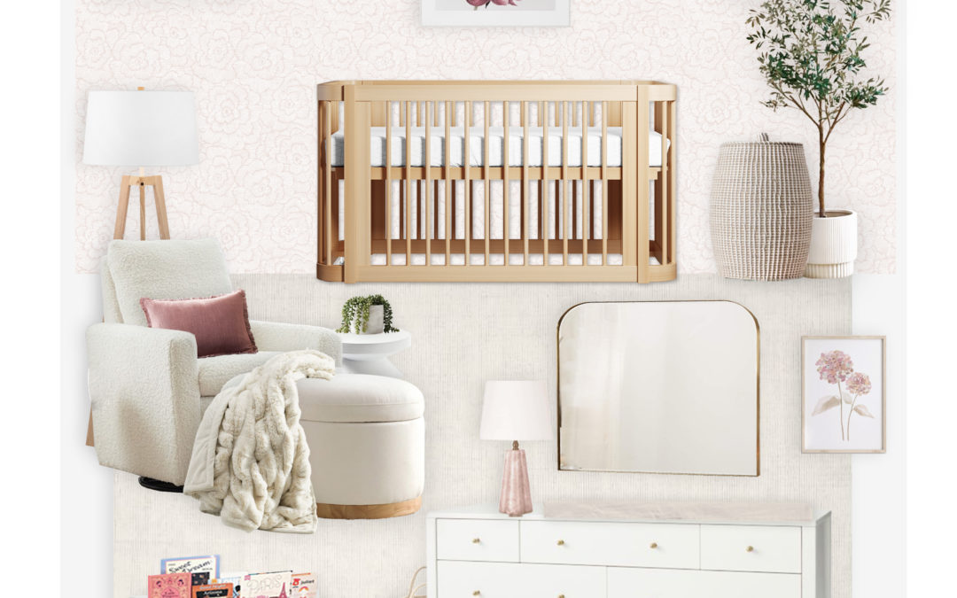 A Neutral Floral Girl’s Nursery E-Design Reveal