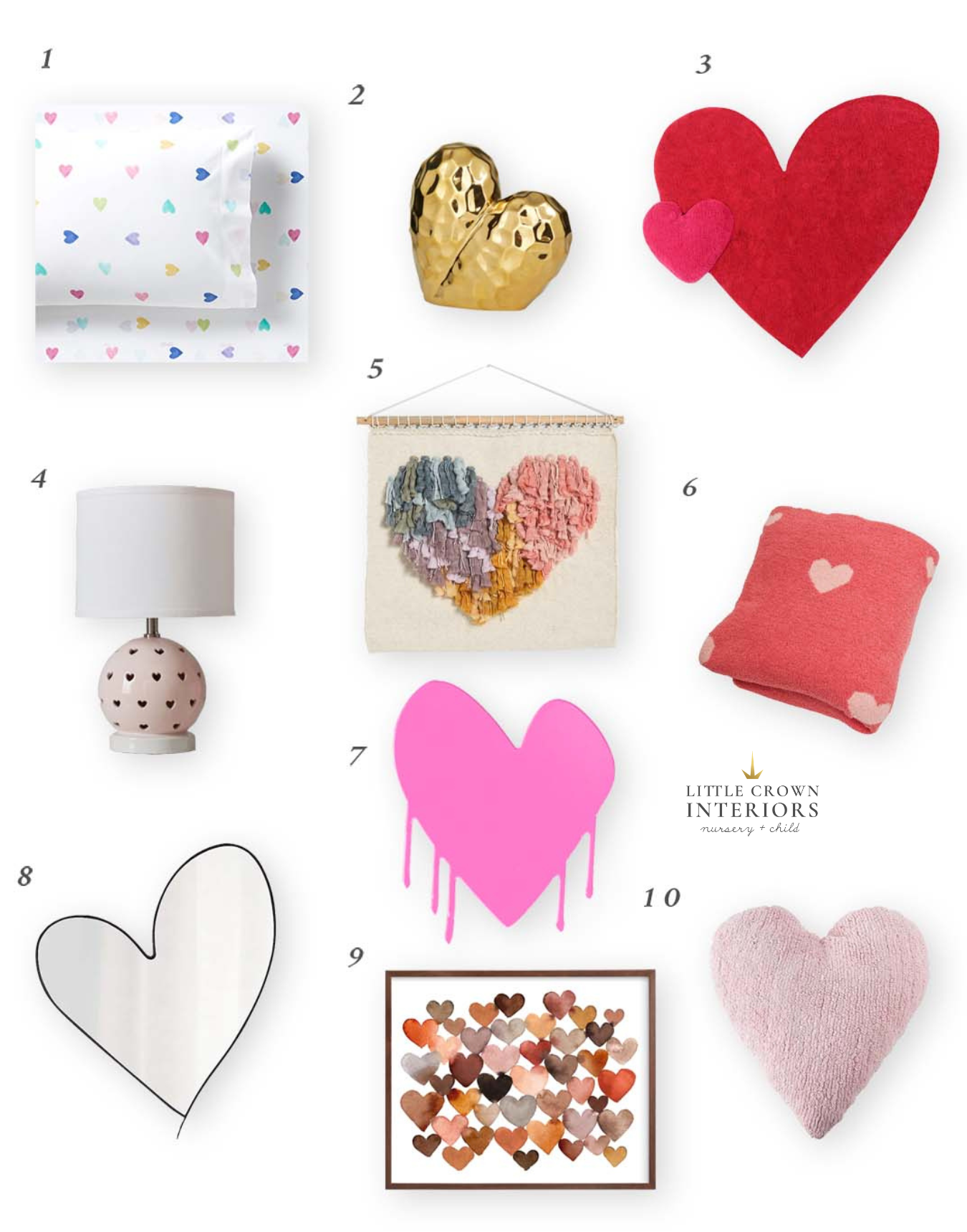 Heart Decor for Nursery & Kids