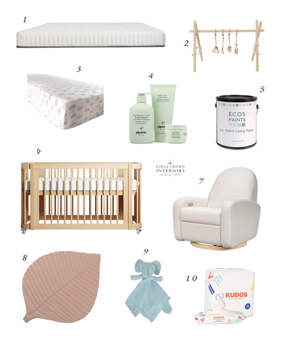 The Best NonToxic Products for your Nursery Little Crown Interiors
