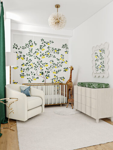 Lemon Tree Nursery Design by Little Crown Interiors