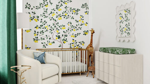 Lemon Tree Nursery Design by Little Crown Interiors