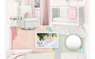 A Very Playful Pink Nursery E-Design Reveal