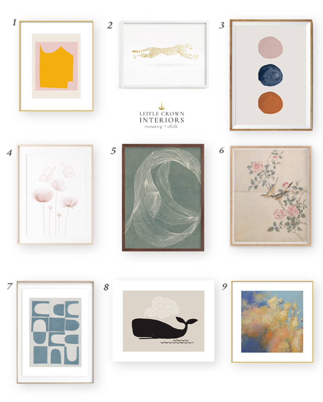 Beautiful Art Prints for the Nursery and Kids