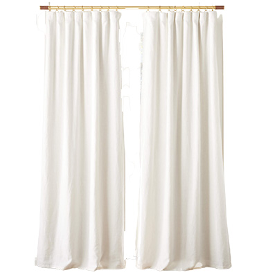 White Nursery Blackout Curtains