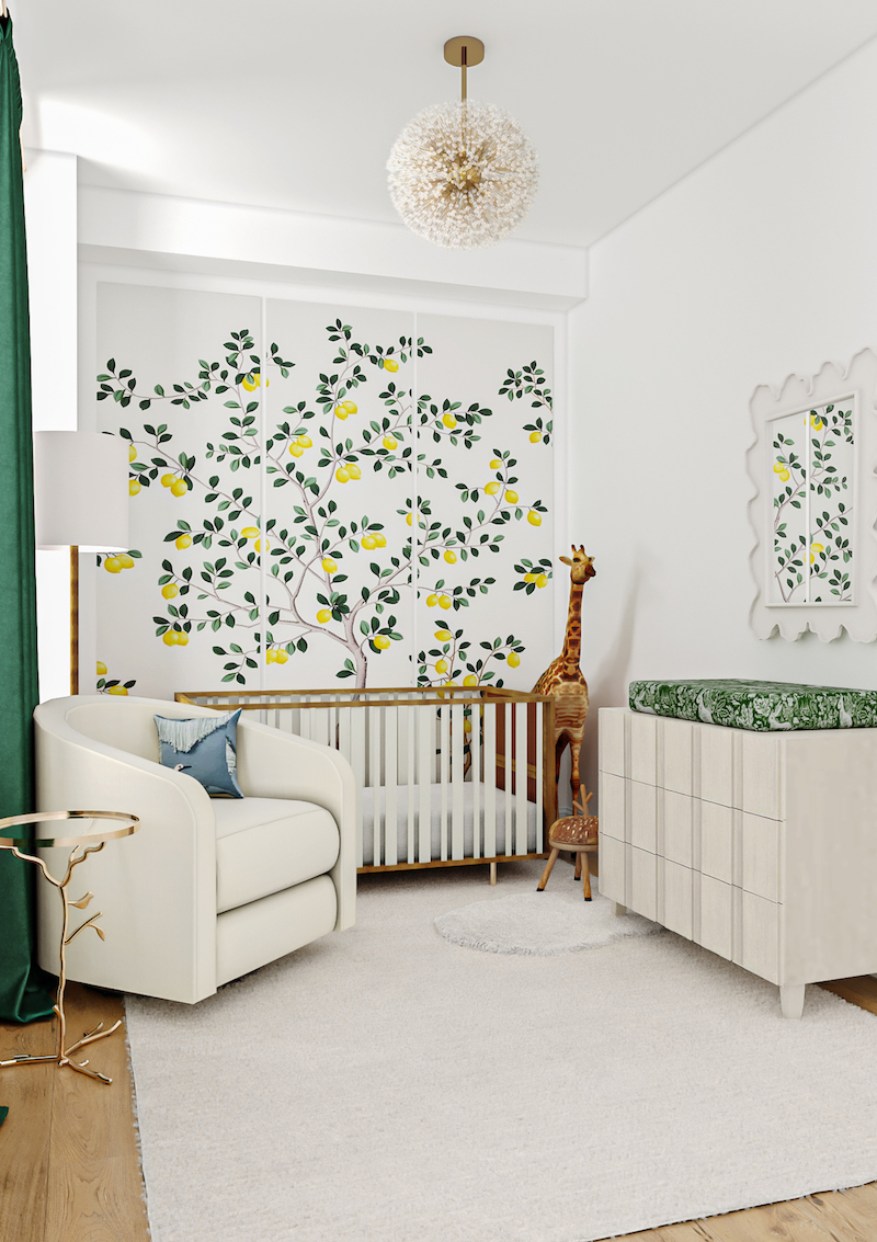 Nursery Virtual E-Design Chinoiserie