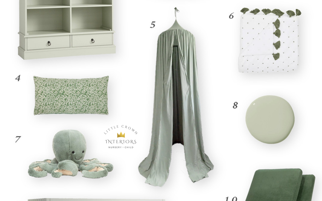 Sage Green is the Perfect Color for Your Nursery Design