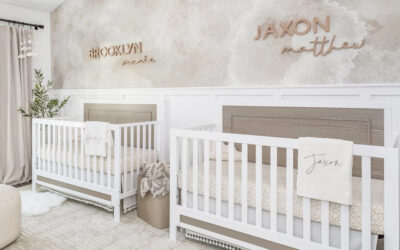 A Twins Neutral Nursery Design Reveal