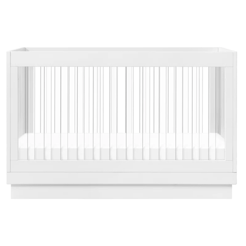 Babyletto Harlow Acrylic Crib in White