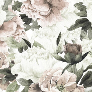 Blush Floral Wall Mural