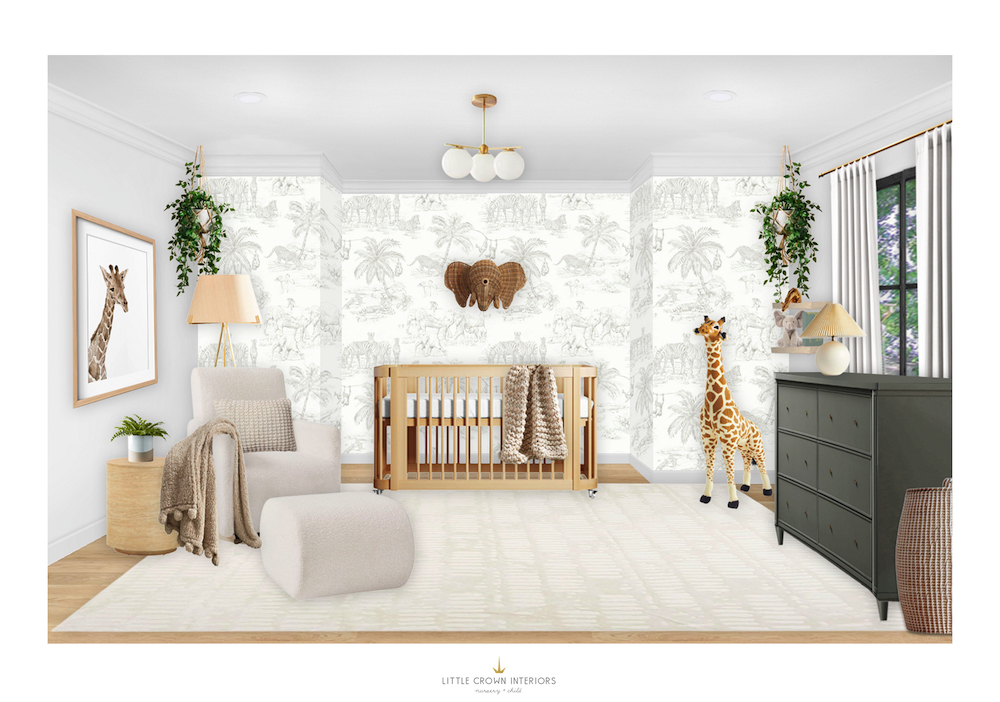 Green Neutral Nursery Virtual Design