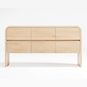 Crate and Barrel Cortez Natural Floating Dresser