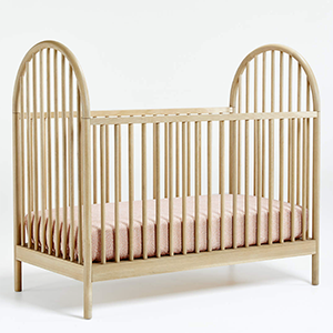 Crate and Kids Leanne Ford Arch Spindle Wood Crib