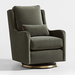 Monte Milo Green Swivel Glider