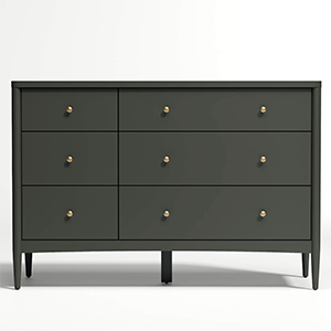 Crate and Barrel Hampshire Olive Green Dreser