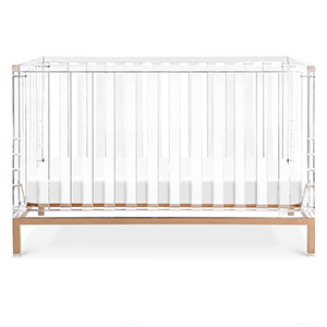 Nursery Works Luma Rose Gold Acrylic Crib