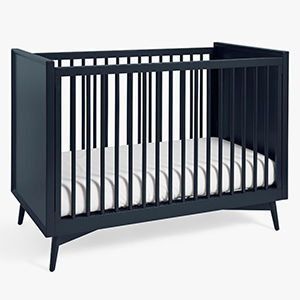 West Elm PBK Navy Mid Century Crib