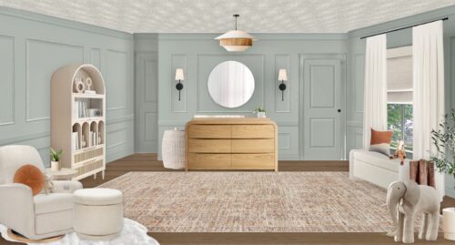 Earthy Gender Neutral Nursery Design