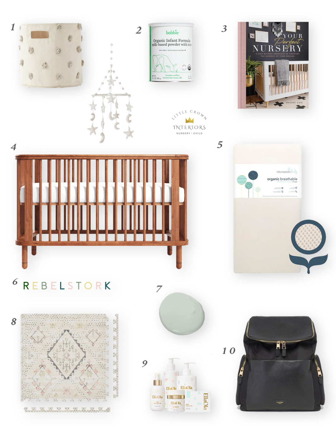 Nursery Giveaway Roundup: Crib, Design Consult, Storksak and more