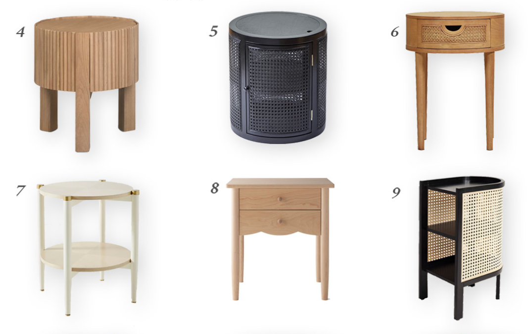 Our Favorite Side Tables with Storage for the Nursery