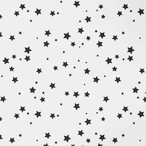 Black and White Little Stars Removable Wallpaper
