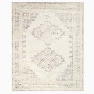 West Elm Stamped Medallion Easy Care Rug