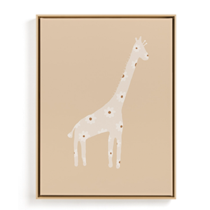 Minted Sweet Giraffe Art