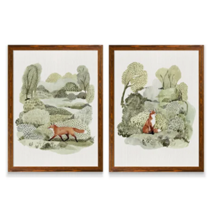 Woodland-Fox-Art-Set