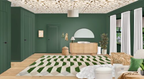 Bold Green Nursery E-Design
