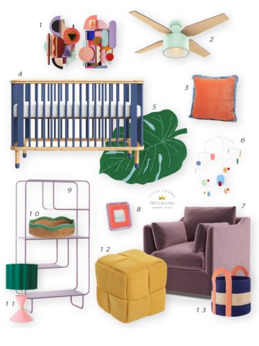 Inspiration for a Playful & Colorful Nursery