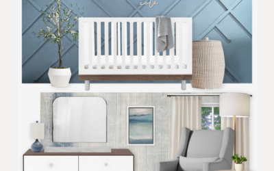 Neutral and Slate Blue Board and Batten Nursery
