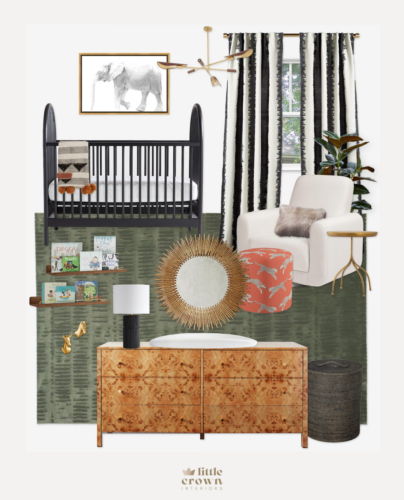 Bold Safari Nursery Design