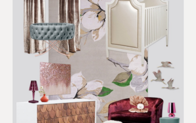 A Fashion Inspired Nursery Design: Sequin Delight!