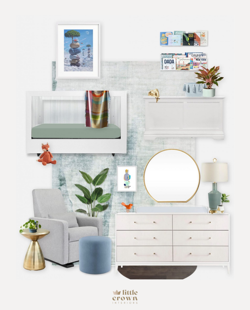 Virtual Design Reveal: A Whimsical Nursery Inspired by Artwork - Little ...
