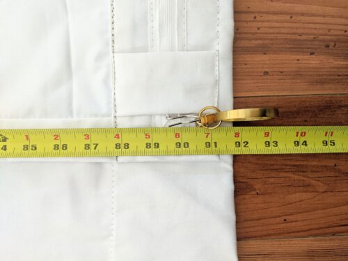 How to use curtain rings