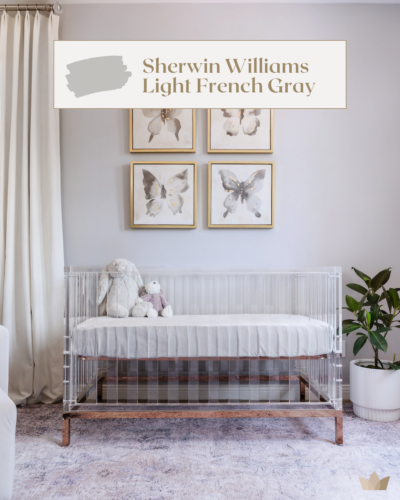The Best Gray Nursery Paint Color
