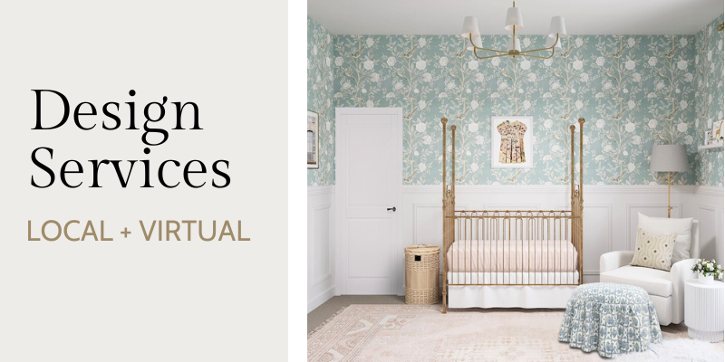Nursery interior design services virtual and SoCal