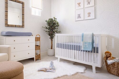 Blue & Neutral Nursery Design