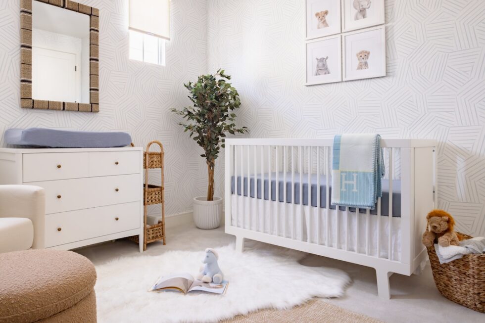 A Blue & Neutral Nursery Design Reveal - Little Crown Interiors