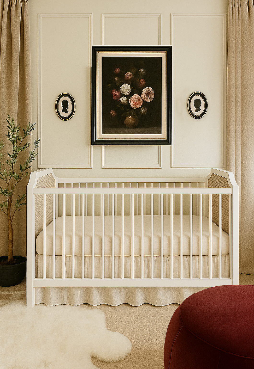 Parisian Nursery Design in Elegant Neutrals