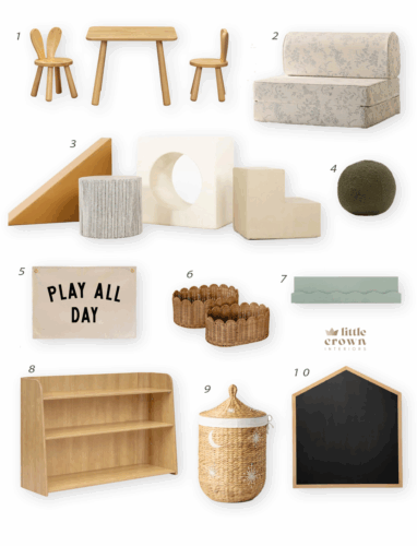 Adorable Playroom Furniture and Decor