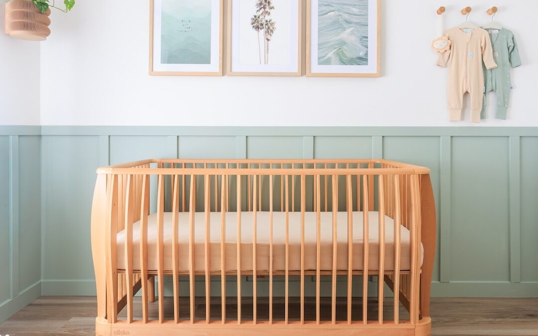 A Beachy Sage Green Nursery Design for Tara Brose