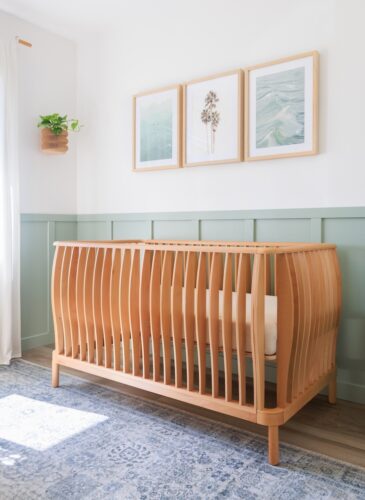 Beachy Sage Green Nursery Design for Tara Brose