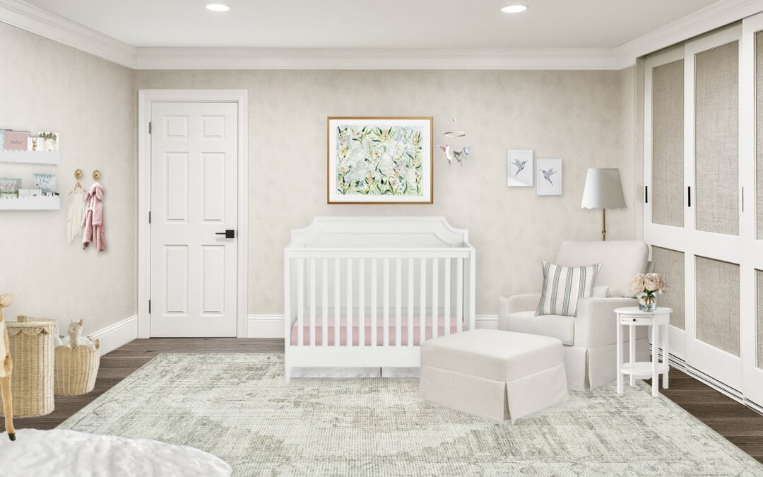 Sophisticated Neutral Nursery Design with Sweet Bird Details