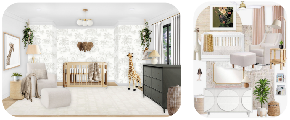 Virtual Nursery Design Services Nationwide | Little Crown Interiors