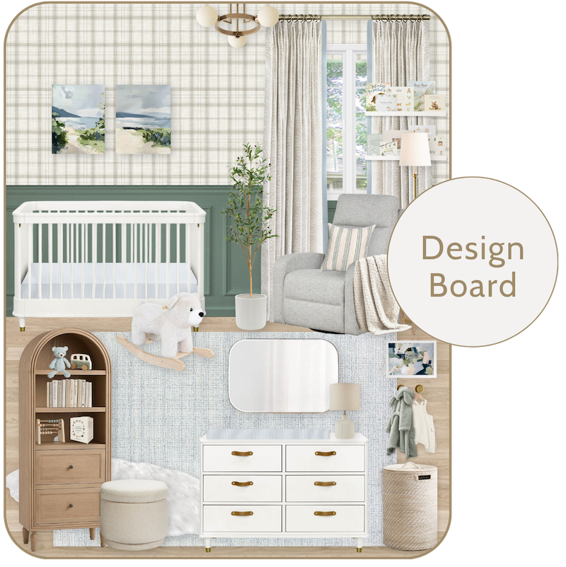Virtual Nursery Design Mood Board